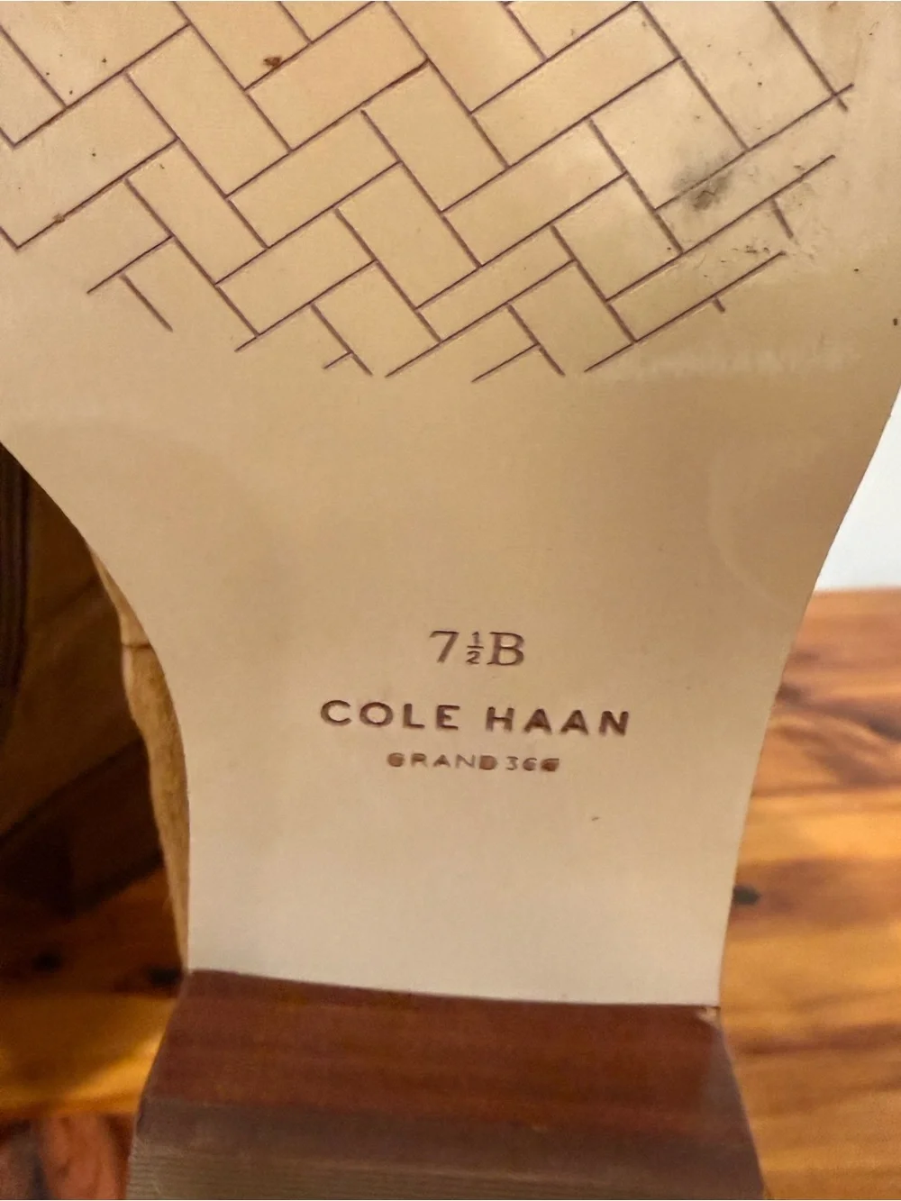NWOT Cole Haan Naia Suede Tan Ankle Booties